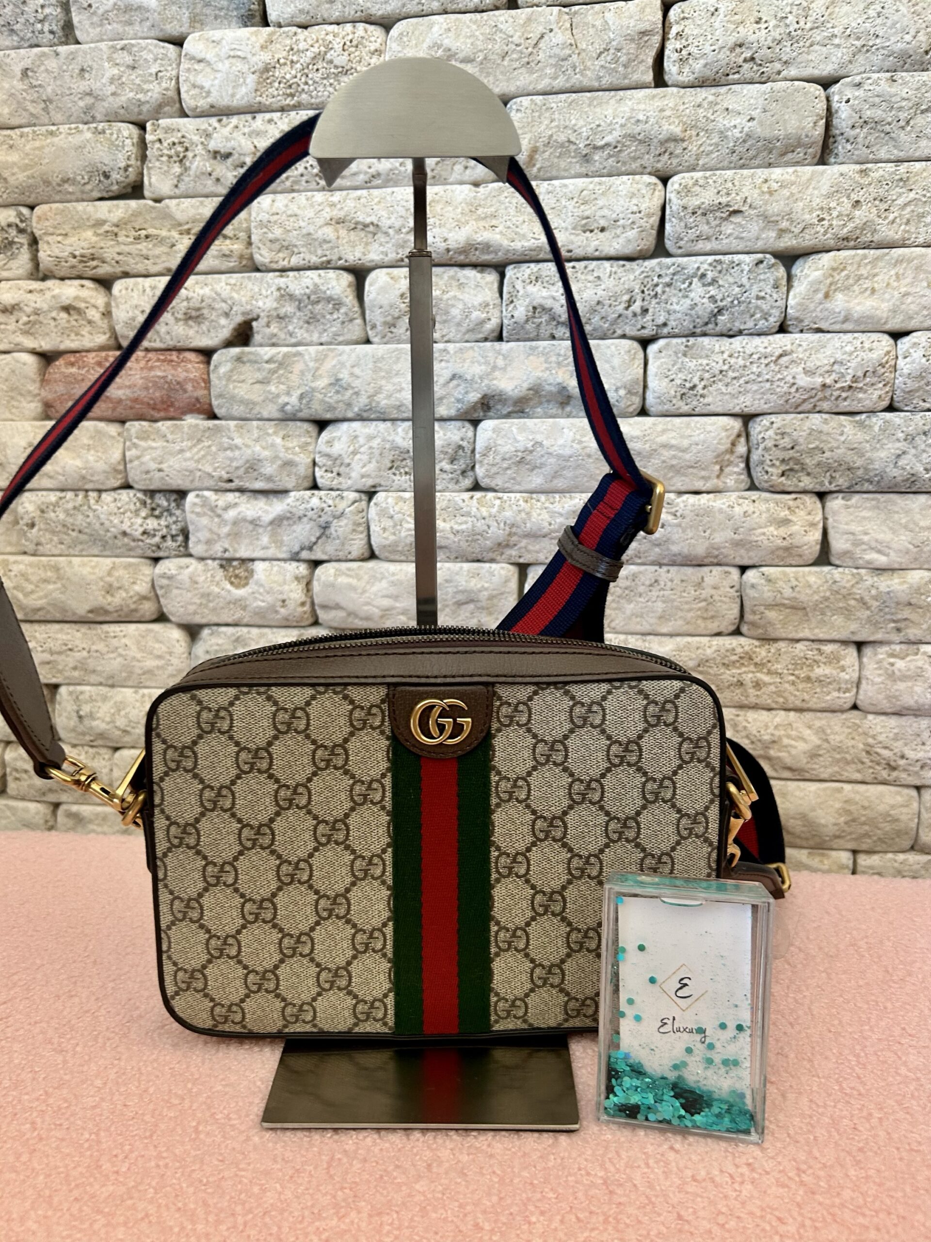 Gucci ophidia small tessuto supreme - immagine 3