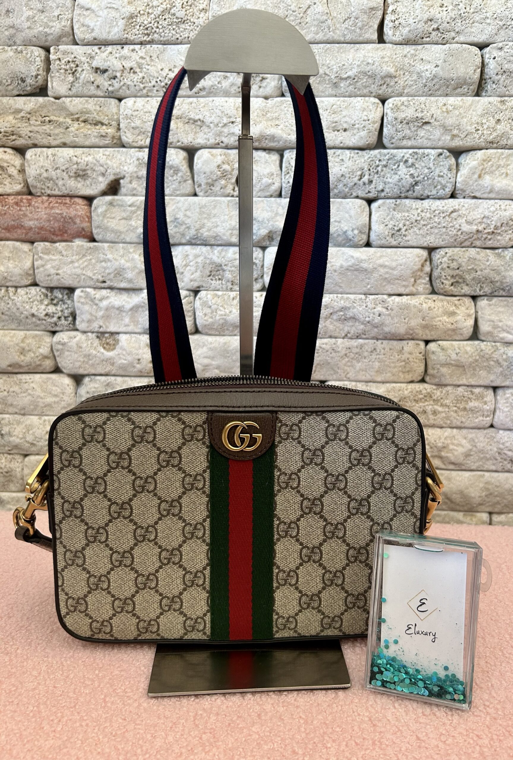 Gucci ophidia small tessuto supreme - immagine 4