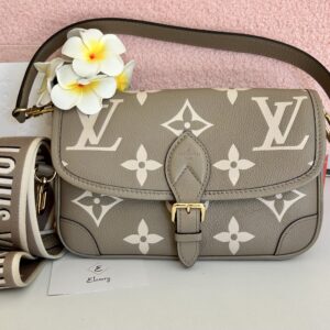 Lv Diane in pelle bicolor