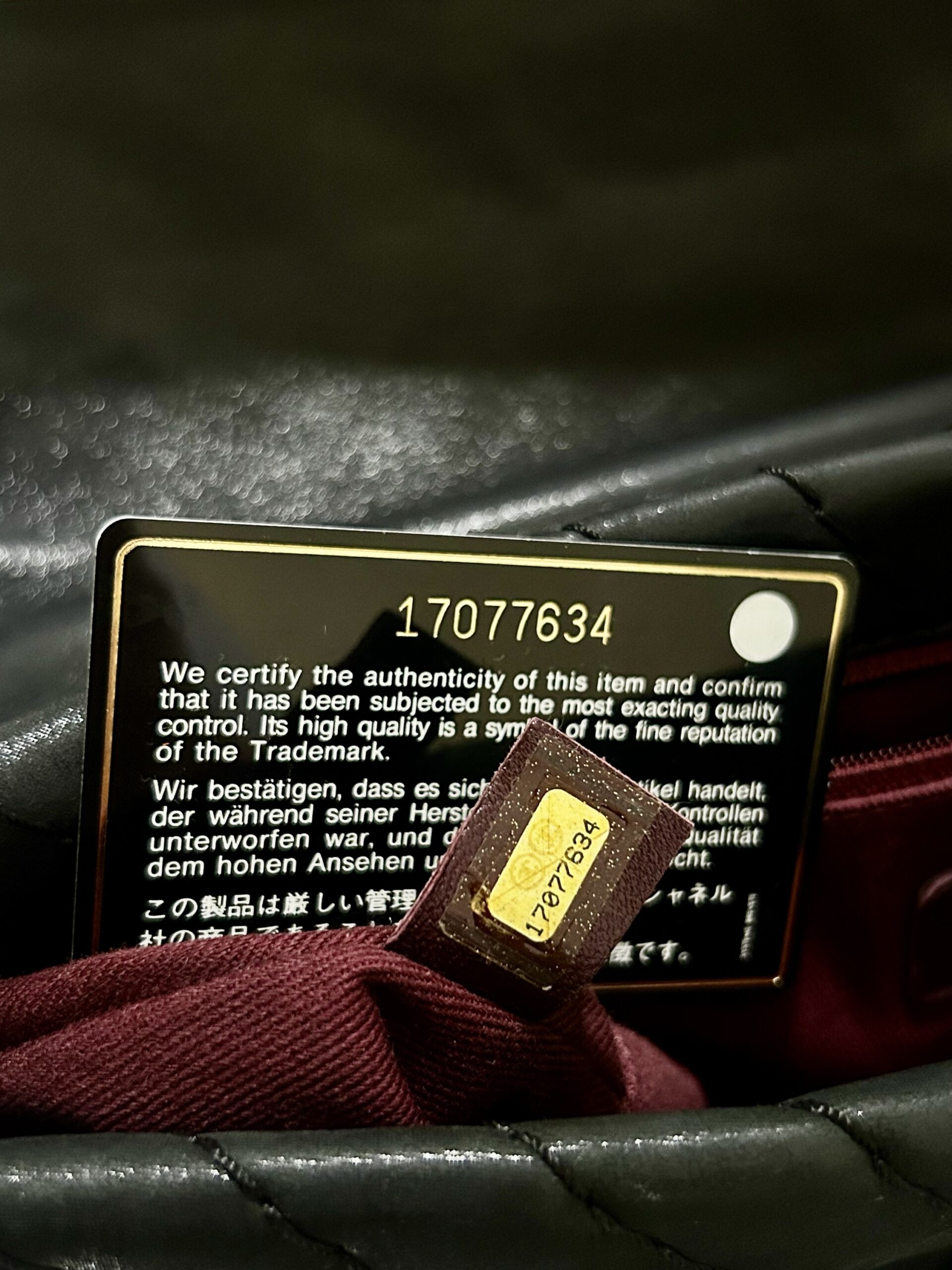 Chanel turn lock iridescent chevron - immagine 13